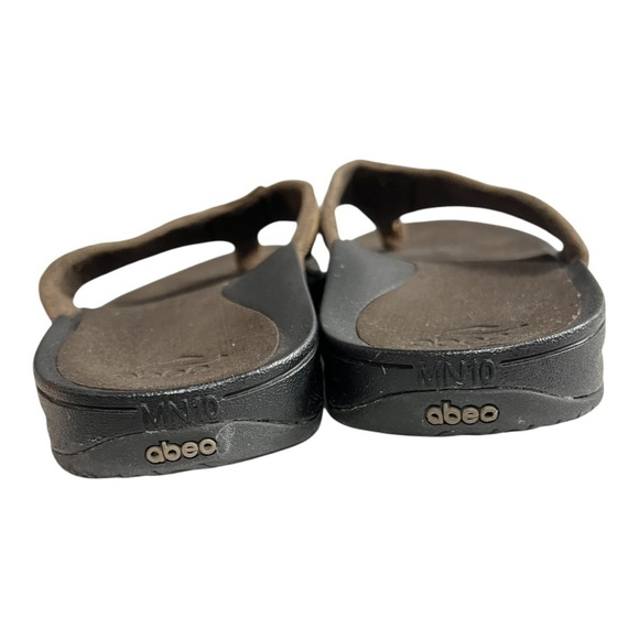 ABEO Men\'s Austin Neutral - Flip Flop Sandals in Brown Size 10Neutral main image 5